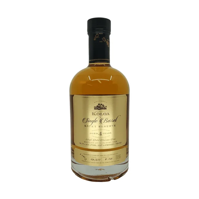 Kōloa Kaua’i 4 Year Old Single Barrel Reserve Rum