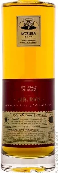 Kozuba & Sons Mr. Rye Rye Malt Whiskey