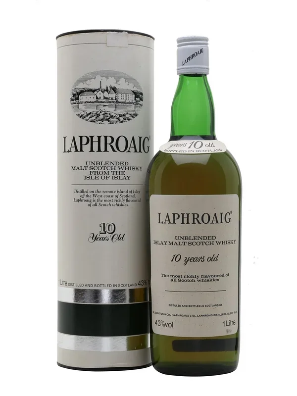 Laphroaig 10 Year Old Bot.1980s Islay Single Malt Scotch Whisky | 1L
