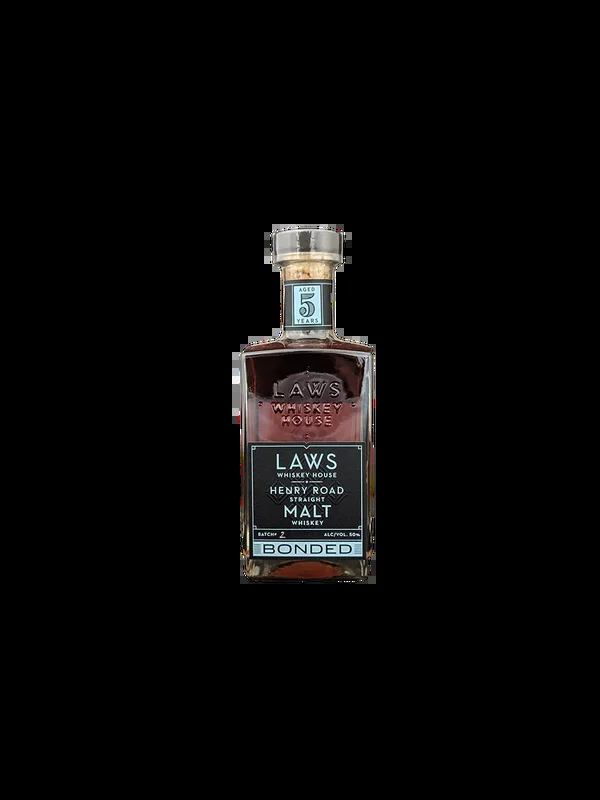 Laws Henry Road Bonded Straight Malt Whiskey 750ML