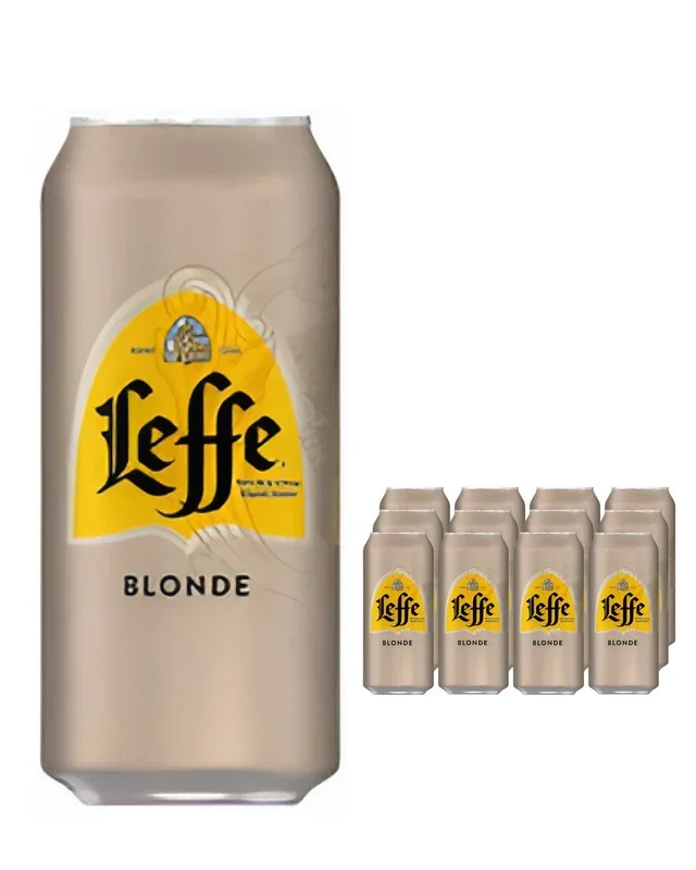 Leffe Blond Beer Can Multipack, 12 x 440 ml