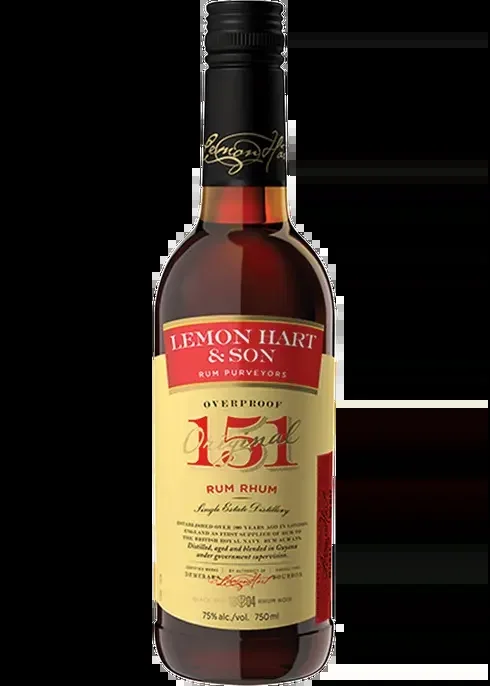 Lemon Hart 151-Pf Rum- 750ml