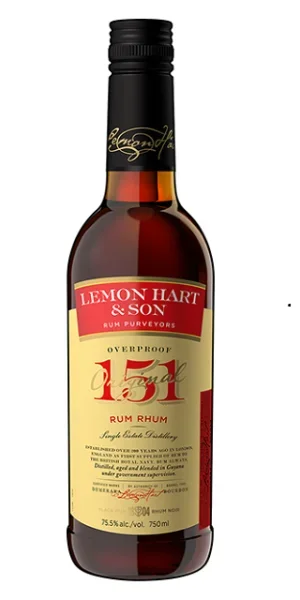 Lemon Hart Rum 151 Proof 750ml