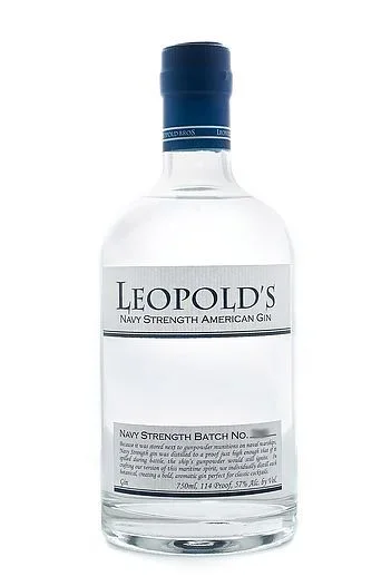 LEOPOLD’S GIN NAVY STRENGTH AMERICAN 750ML