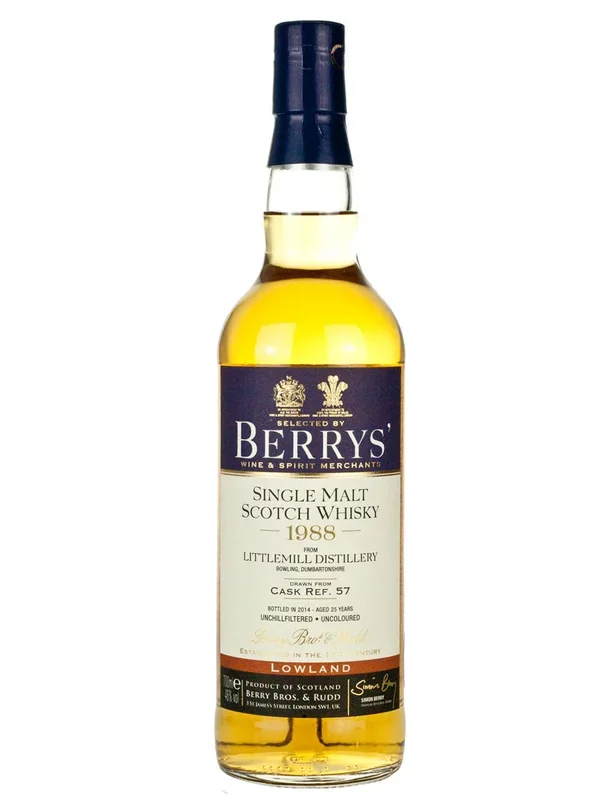 Littlemill 25 Year Old 1988 Berry’s Own (2014)