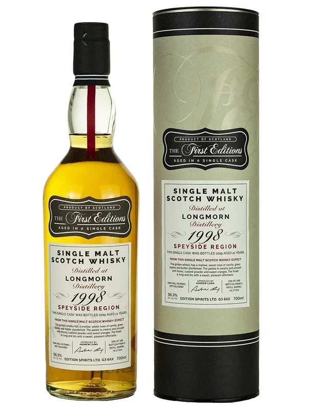 Longmorn 21 Year Old 1998 First Editions