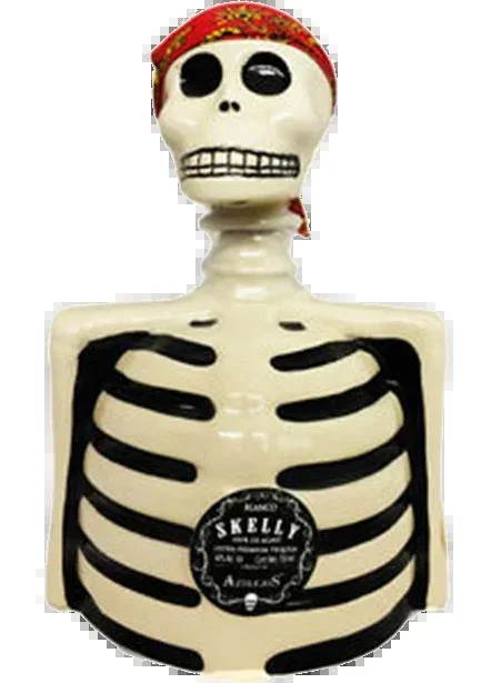 LOS AZULEJOS SKELLY TEQUILA BLANCO SKELETO 750ML