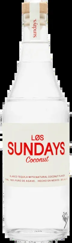 LOS SUNDAYS TEQUILA BLANCO COCONUT FLAVOR 750ML
