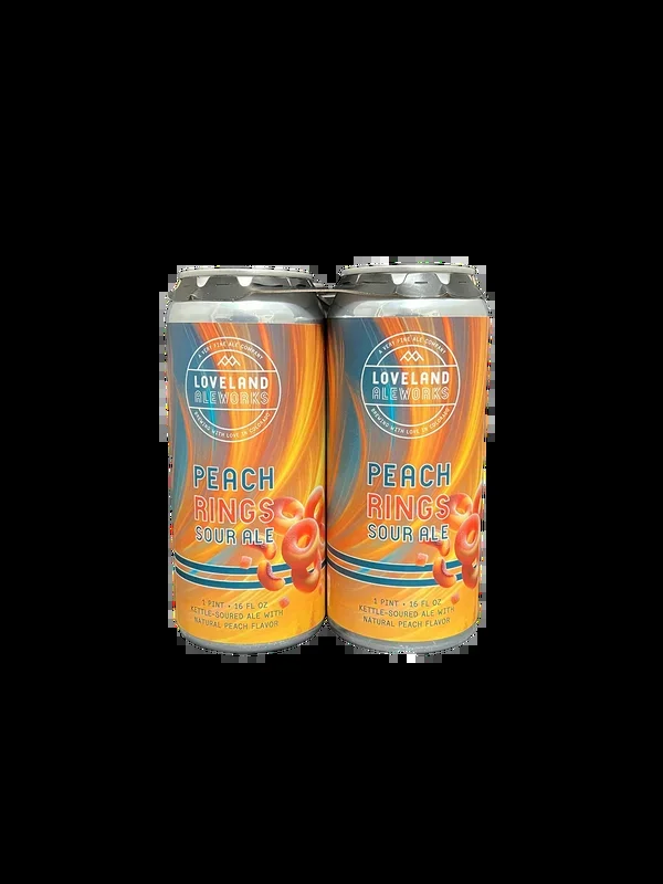 Loveland Aleworks Peach Rings Sour Ale 4 Pack Cans