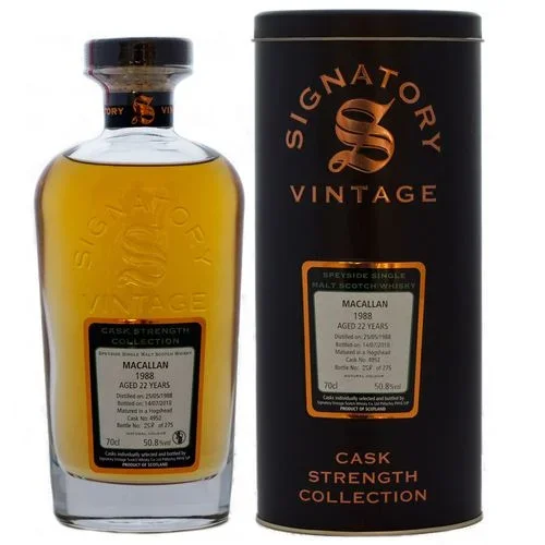 Macallan 22 Year Old 1988 Signatory