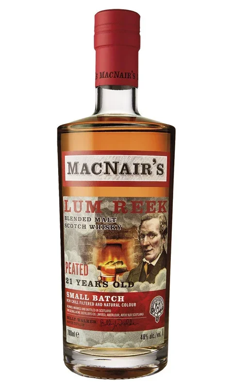 Macnair’s Lum Reek 12 Year Old Peated Whisky 700ml