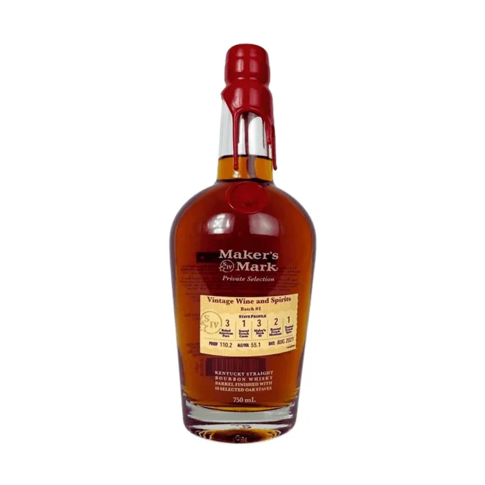 Maker’s Mark Cask Strength Kentucky Straight Bourbon Whiskey Private Wood Finish Selection