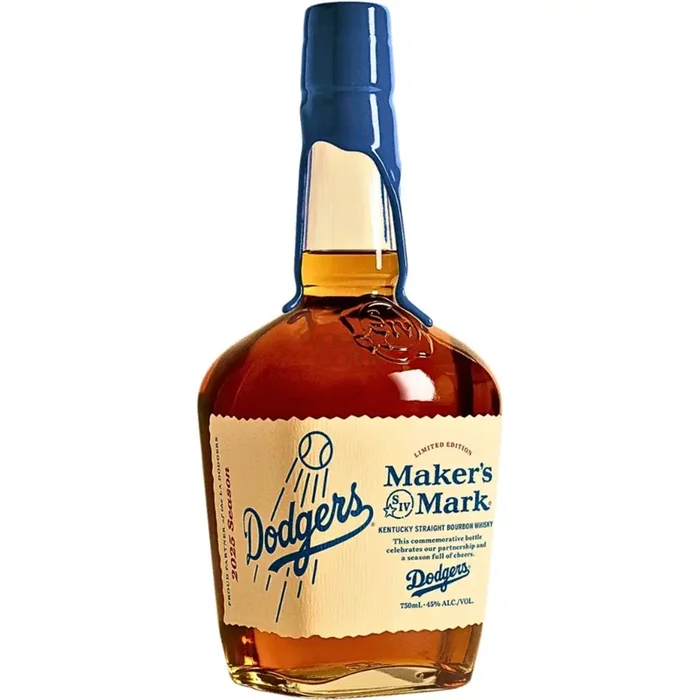 Maker’s Mark Kentucky Straight Bourbon Whiskey MLB Dodgers Edition