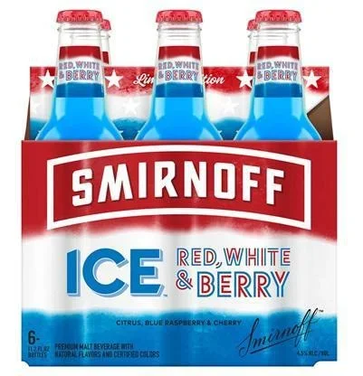 Malt Smirnoff Ice 6pk Red White & Berry