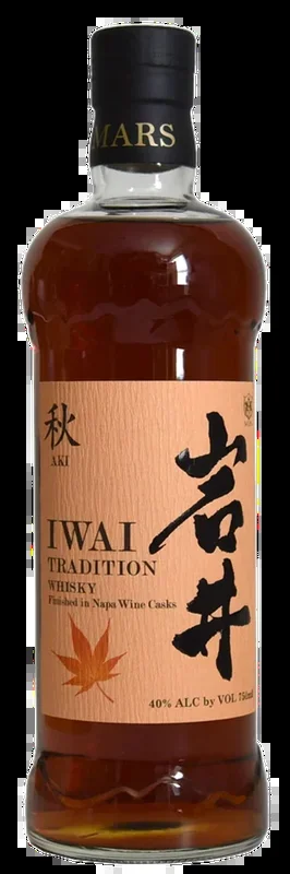 Mars Iwai Tradition Aki Wine Cask Finish Japanese Whisky 750ml