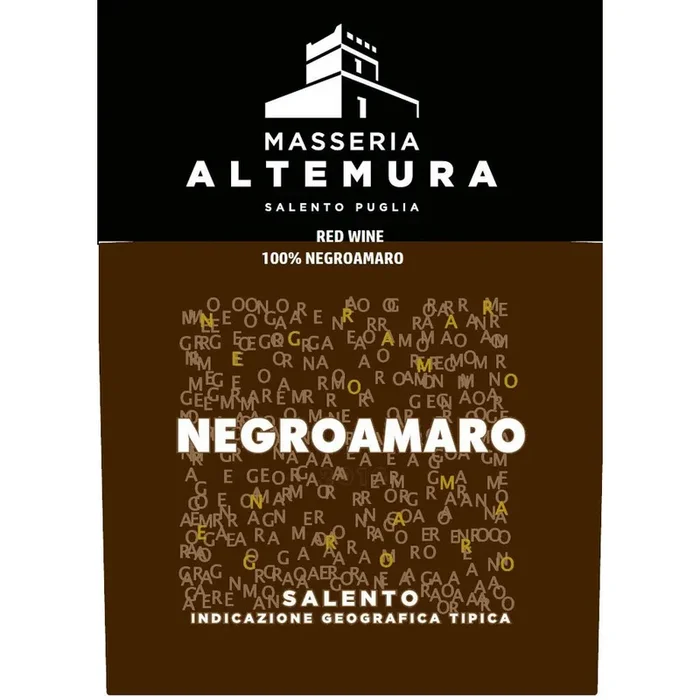 Masseria Altemura Salento IGT Negroamaro 750ml