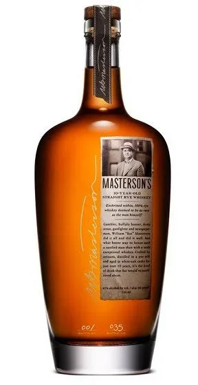 MASTERSON’S WHISKEY STRAIGHT RYE CANADA 90PF 10YR 750ML