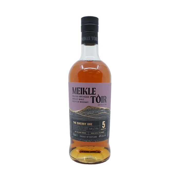 Meikle Toir ‘The Sherry One’ 5 Year Old Peated Speyside Single Malt Scotch Whisky