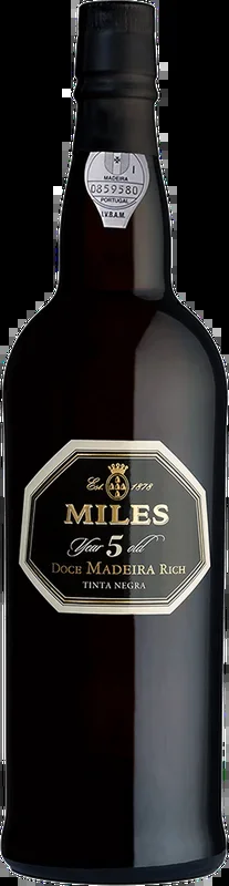 MILES MADEIRA TINTA NEGRA PORTUGAL 5YR 750ML
