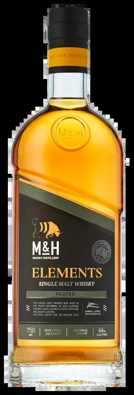 Milk & Honey Elements Israel Peated Single Malt Whisky 750ml