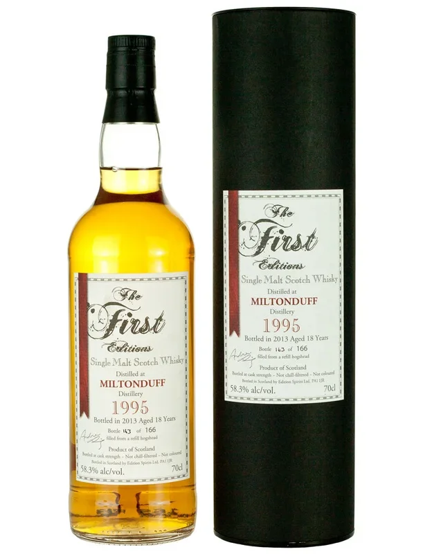 Miltonduff 18 Year Old 1995 First Editions