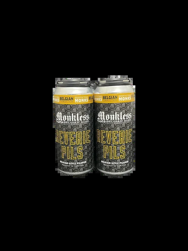 Monkless Belgian Ales Reverie Pils 4 Pack Cans