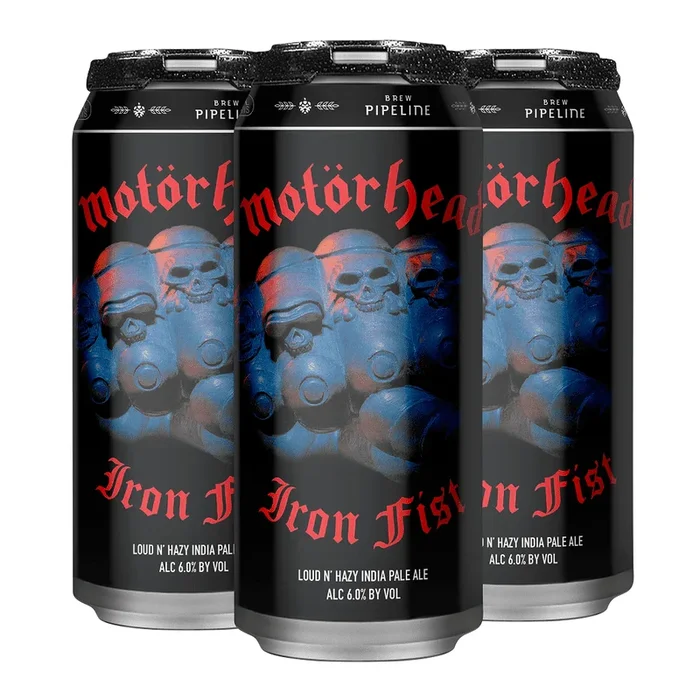Motorhead Iron Fist Loud N’ Hazy IPA Beer 4-Pack