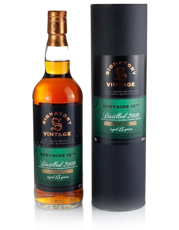 Mystery Malt (Macallan) 15 Year Old 2009 Signatory Small Batch #18