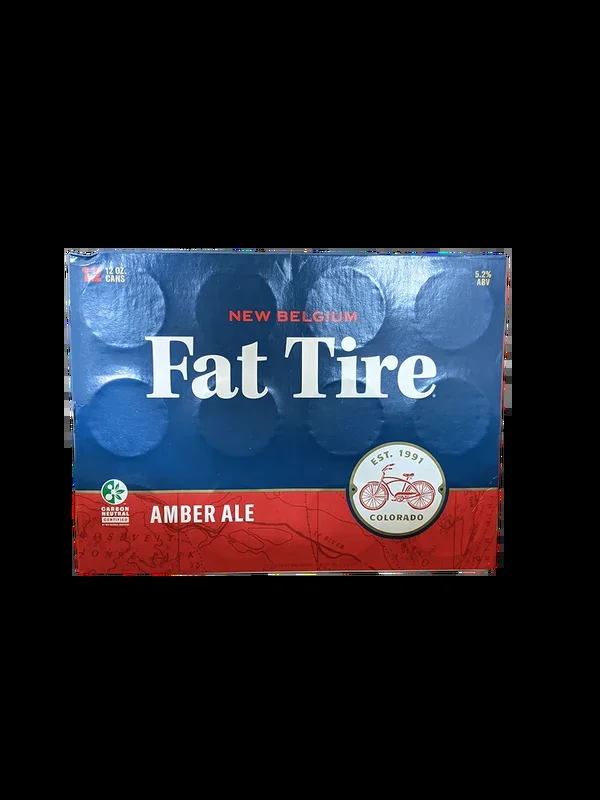 New Belgium Fat Tire 12 Pack Cans