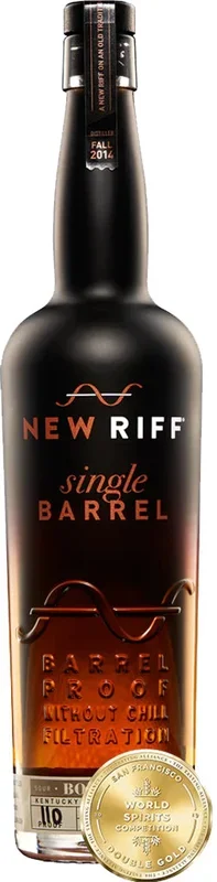 New Riff Single Barrel Kentucky Rye Whiskey 750ml