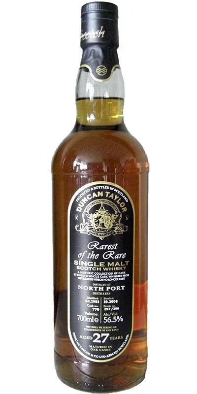 North Port-Brechin 27 Year Old (D.1981, B.2008) Rarest of Rare Duncan Taylor Scotch Whisky | 700ML