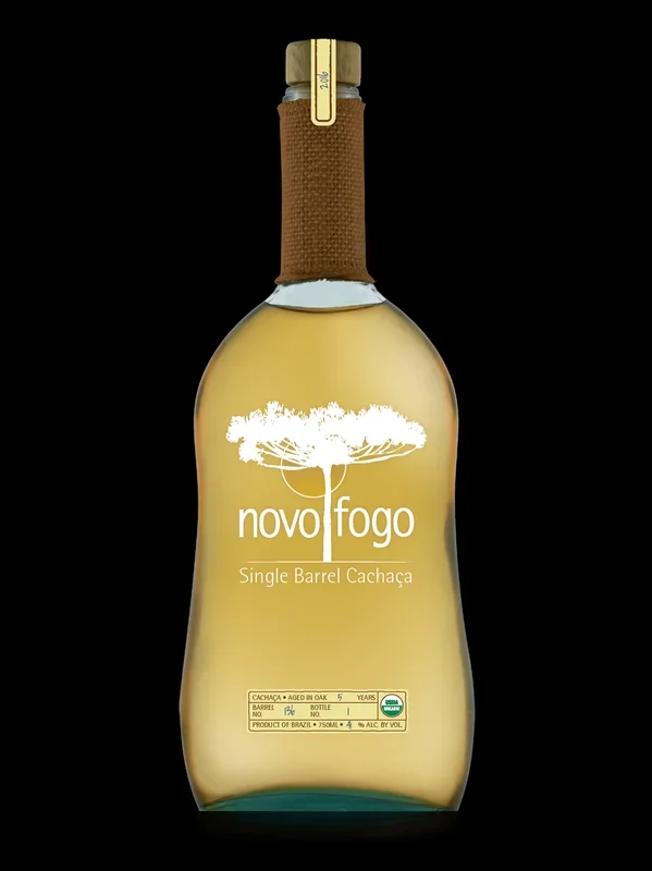 NOVO FOGO CACHACA SINGLE BARREL 5YR BRAZIL 750ML