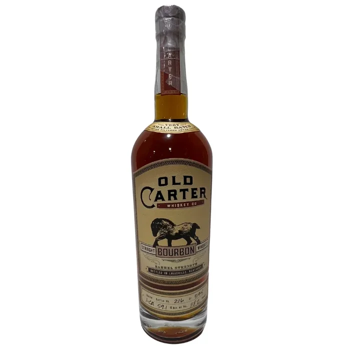 Old Carter Very Small California Batch 1 Barrel Strength Bottle 212 of 594 Straight Bourbon Whiskey 750ml