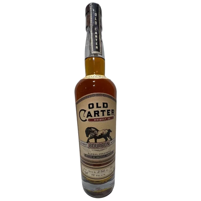 Old Carter Very Small Georgia Batch 2 Barrel Strength Bottle 236 of 701 Straight Bourbon Whiskey 750ml