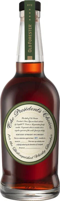 Old Forester The President’s Choice Straight Rye Whiskey 700ml