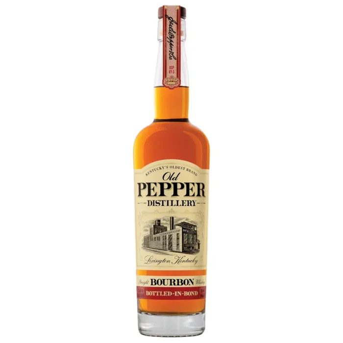 Old Pepper Distillery Bourbon Bottle-in-Bond Kentucky Straight Bourbon Whiskey