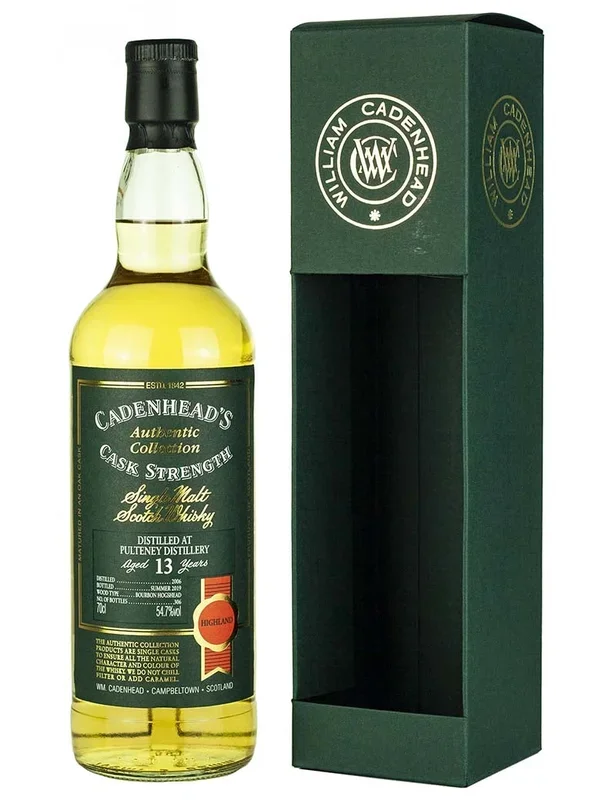 Old Pulteney 13 Year Old 2006 Cadenhead’s Authentic Collection