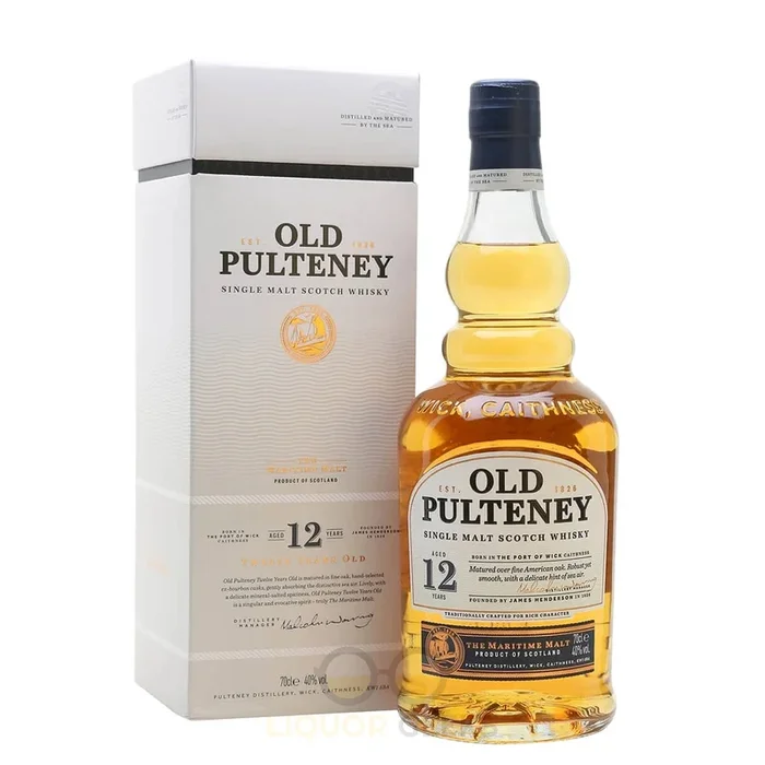 Old Pulteney Single Malt Scotch 12 Year Whiskey