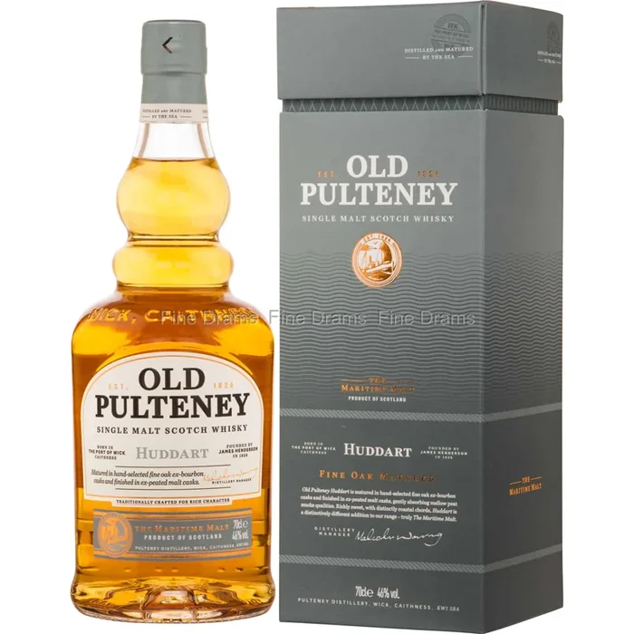 Old Pulteney Single Malt Scotch Huddart Whiskey