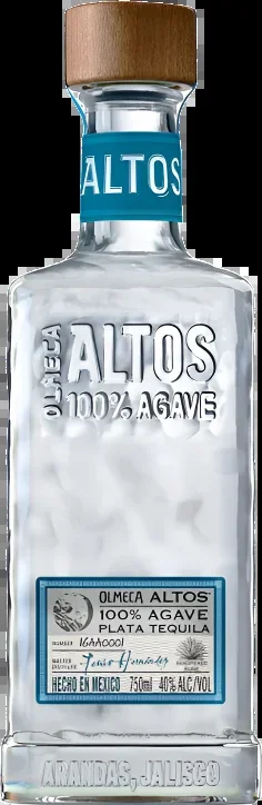 OLMECA ALTOS TEQUILA PLATA GIFT PK W/ 2 CANTARITO 750ML