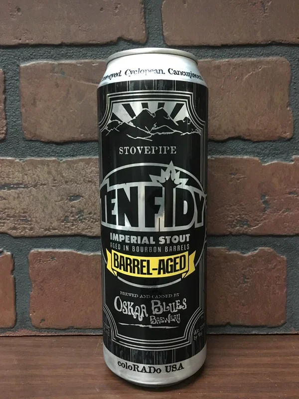 Oskar Blues Ten FIDY Barrel Aged 2017 19.2oz can