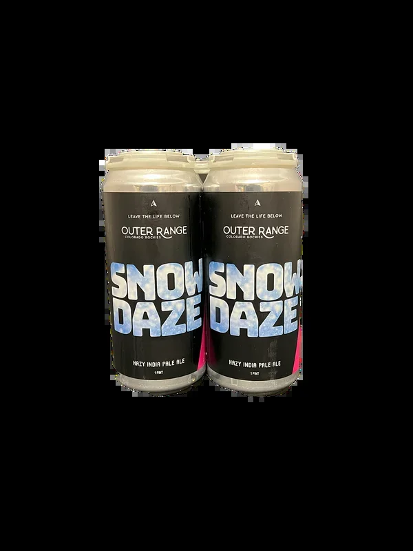 Outer Range Snow Daze Hazy IPA 4 Pack Cans