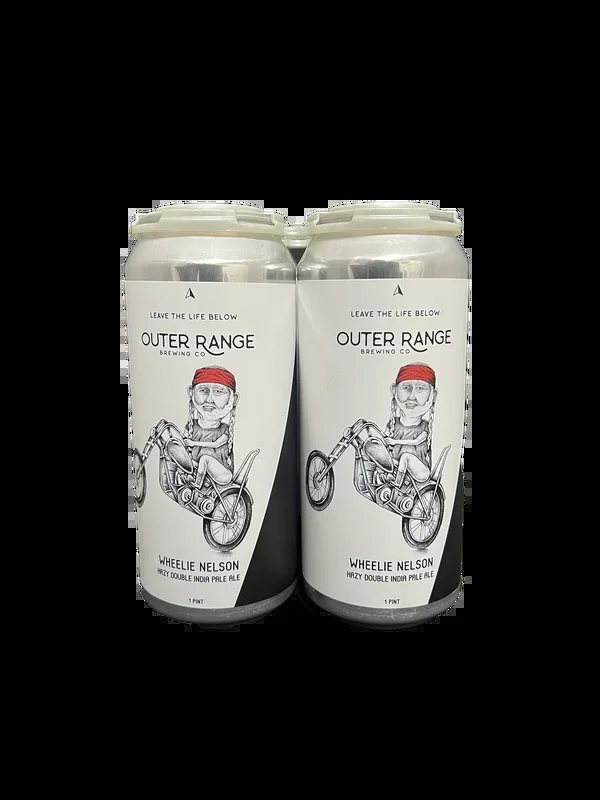 Outer Range Wheelie Nelson Hazy Double IPA 4 Pack