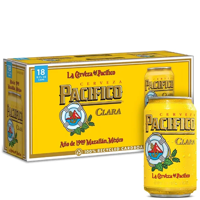 Pacifico Clara 18pk Can 12oz