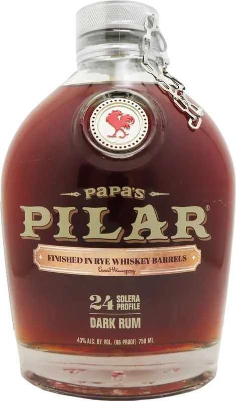 Papa’s Pilar 24 Dark Rum Finished in Rye Whiskey Barrels 750ml