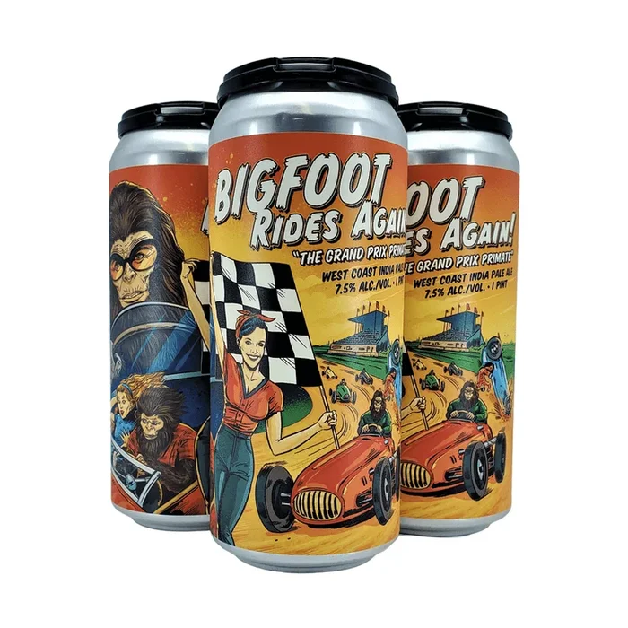 Paperback Brewing Co. Bigfoot Rides Again West Coast IPA Beer 4-Pack