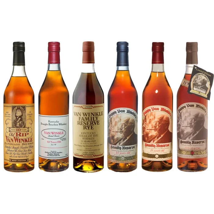 Pappy Van Winkle’s 10 Year, 12 Year, 13 Year, 15 Year, 20 Year & 23 Year Bundle