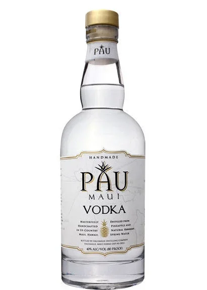 PAU MAUI VODKA MADE FROM PINEAPPLE HAWAII 750ML