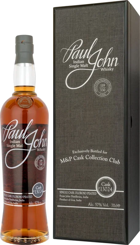 Paul John 2015 (Bottled 2021) M&P Cask Collection Club, Cask # 13024 Whisky | 700ML