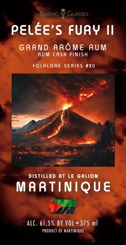 Pelée’s Fury II Martinique Grand Arôme Rum